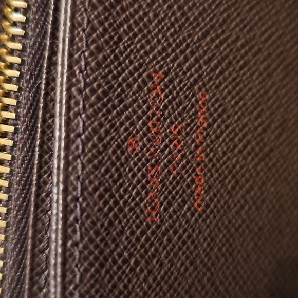💯AUTHENTIC💯 LOUIS VUITTON DAMIER Ebene Zippy Organizer Wallet - Picture 10 of 10